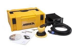 Mirka Abrasives CEROS random orbital countertop sander