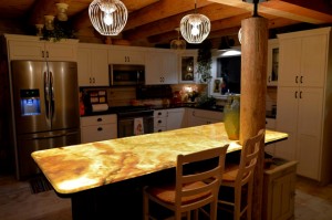 Lumisheet backlit countertop