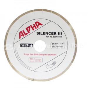 alpha tools Dekton bridgesaw blade - Silencer III