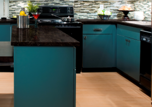 Nocturne - one of two new colors of LG Viatera quartz surfacing recently added to the 'Musica Collection'